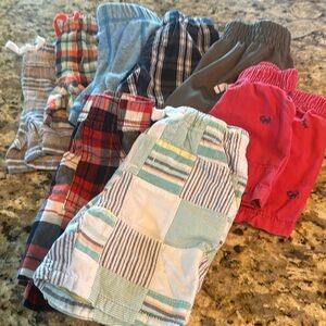Bundle of boys size 12 month shorts. Variety of brands.